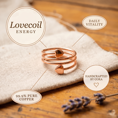 Bague en cuivre Lovecoil