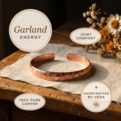 Bracelet en cuivre Bloom