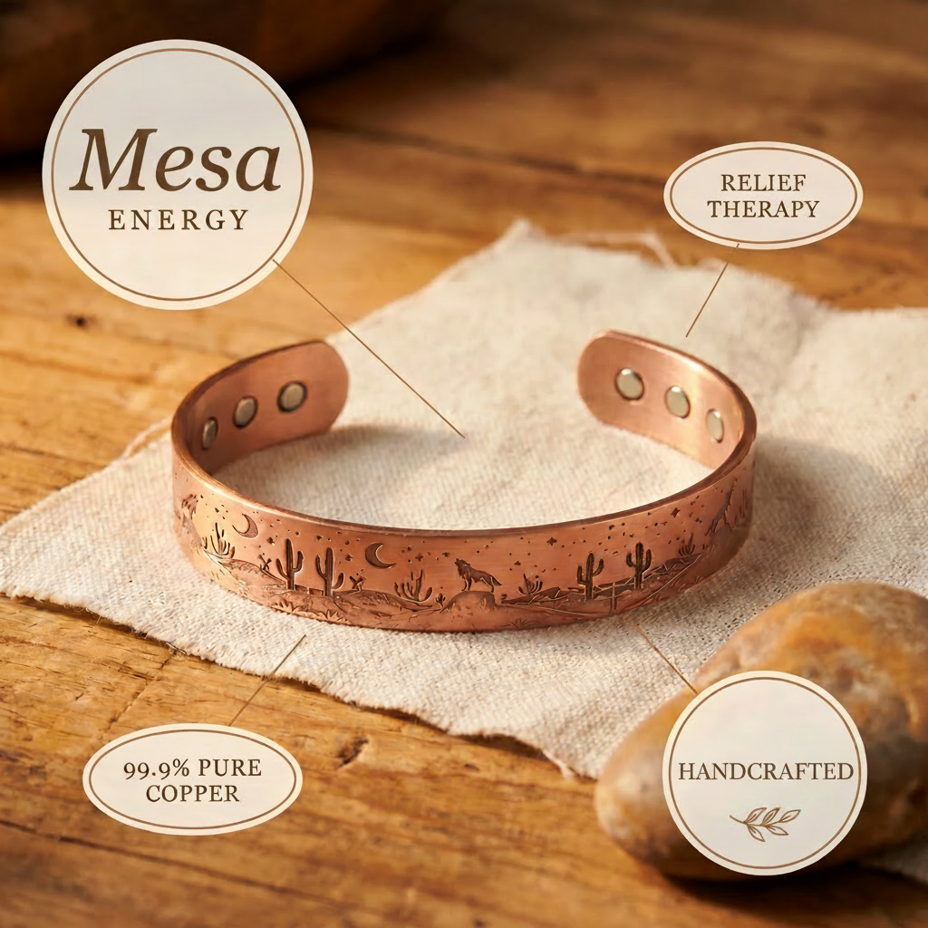Bracelet en cuivre Mesa