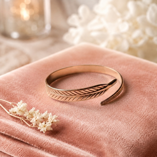 Bracelet en cuivre Pétale