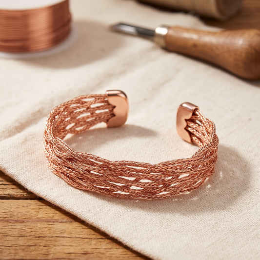 Bracelet en cuivre Elk