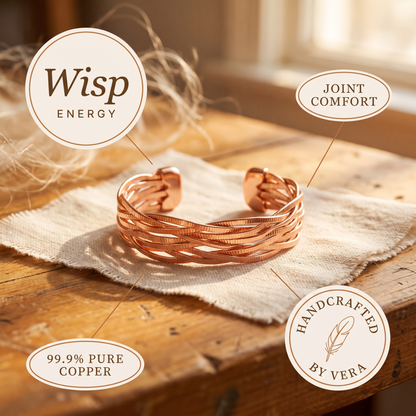 Bracelet en cuivre Wisp