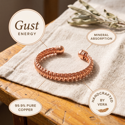 Bracelet en cuivre Gust