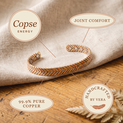 Bracelet en cuivre Copse