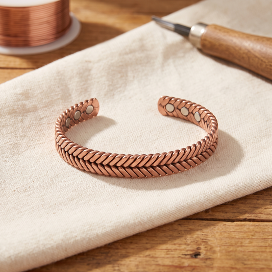 Bracelet en cuivre à l’ajonc