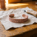 Bracelet en cuivre et en bois