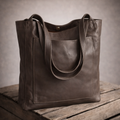 Women’s Dark Brown Multi Compartment Handbag