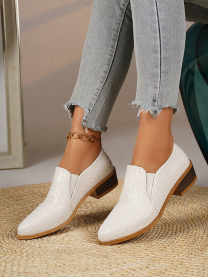 Noelle | Mocassins à enfiler texturés