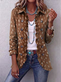 Nolinda™ | Veste bohème à volants avec imprimé animalier