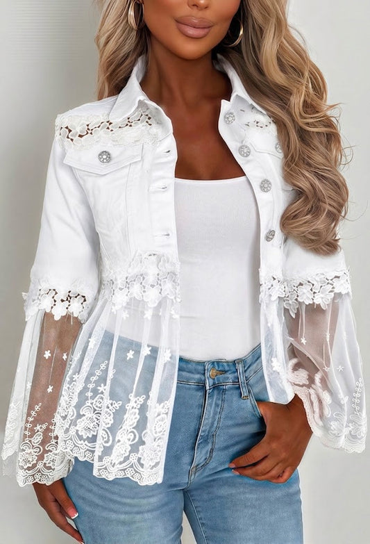 Veste Sunnelace™ à détails en dentelle