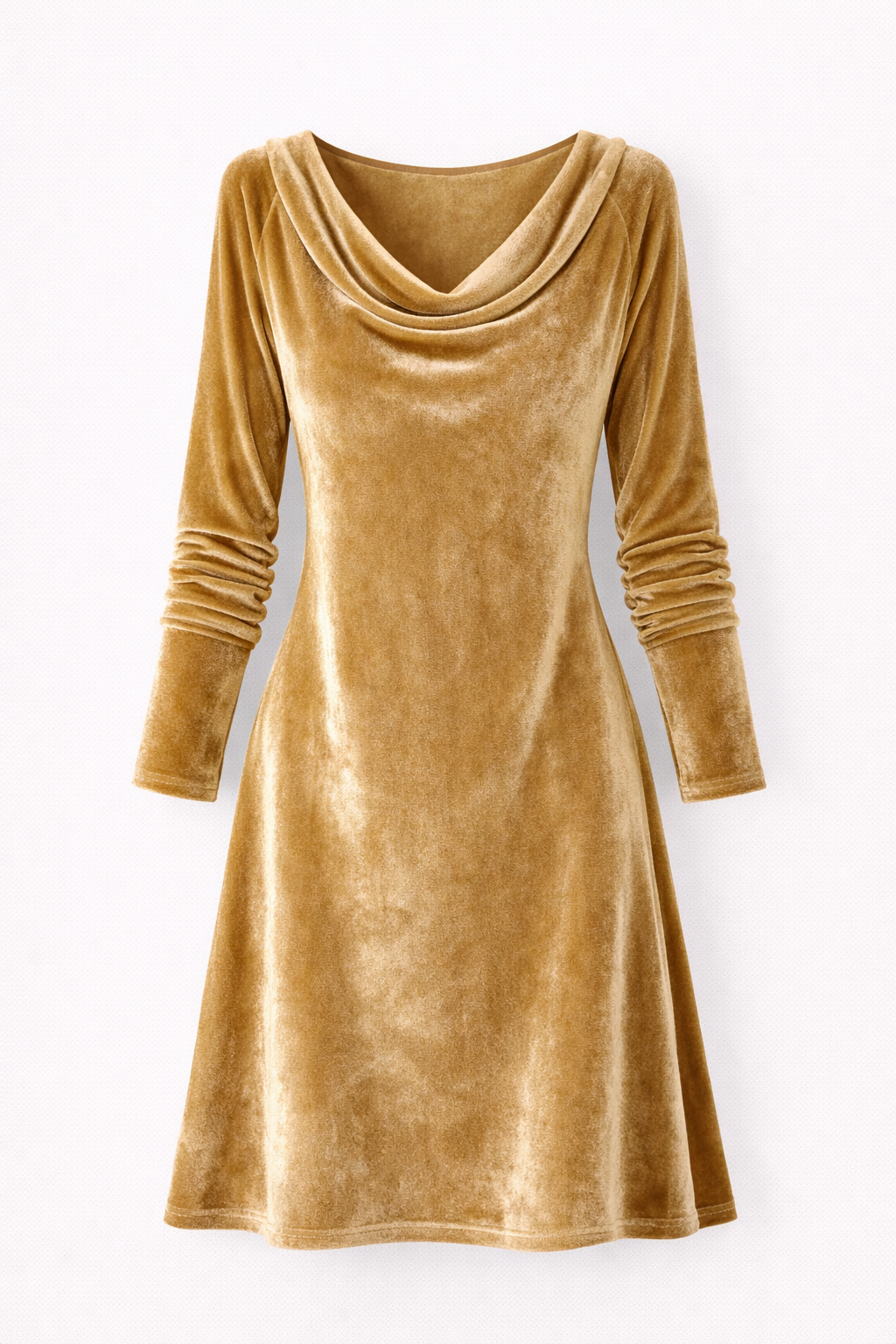 Isabella | Robe drapée en velours