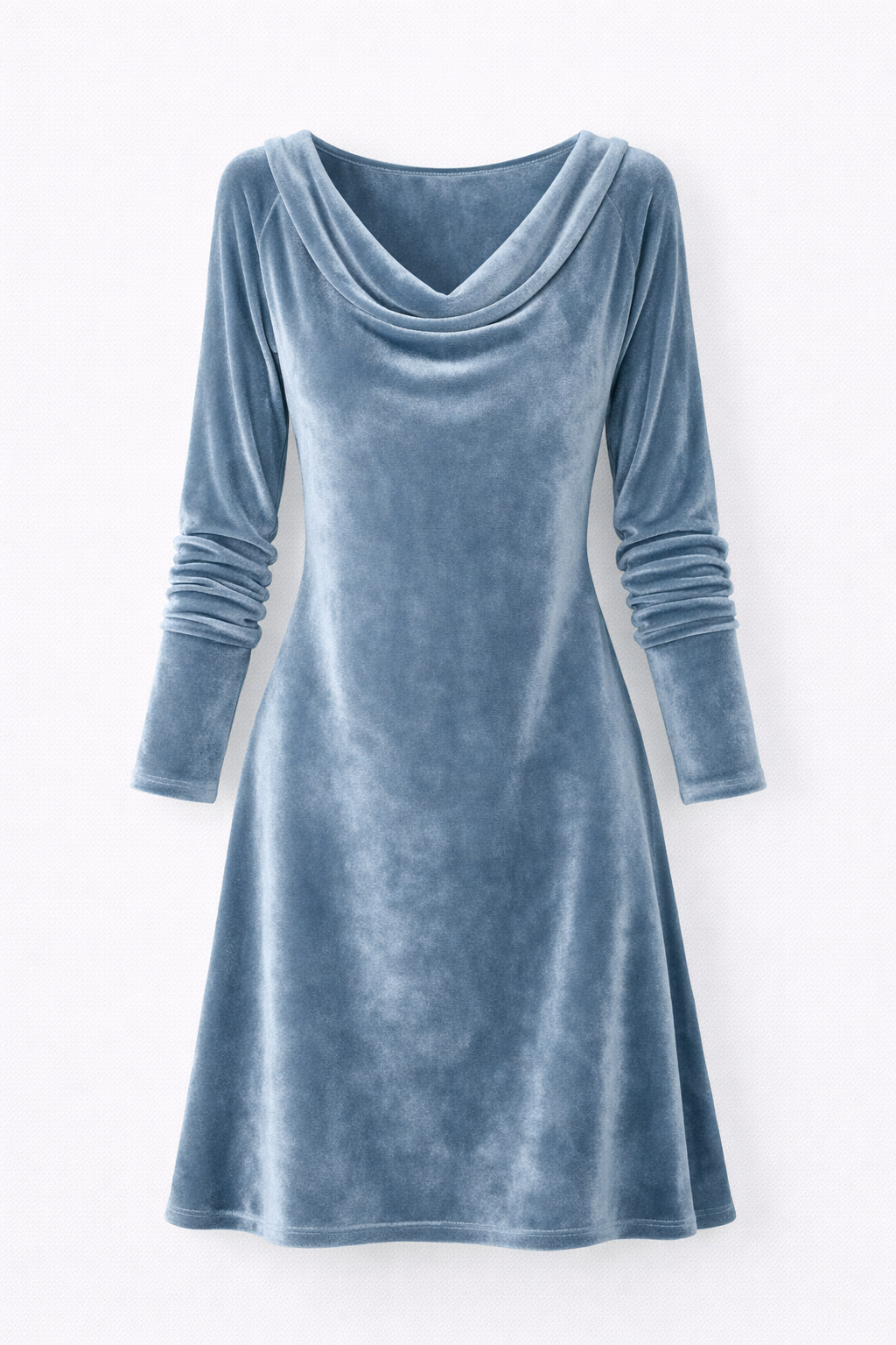 Isabella | Robe drapée en velours