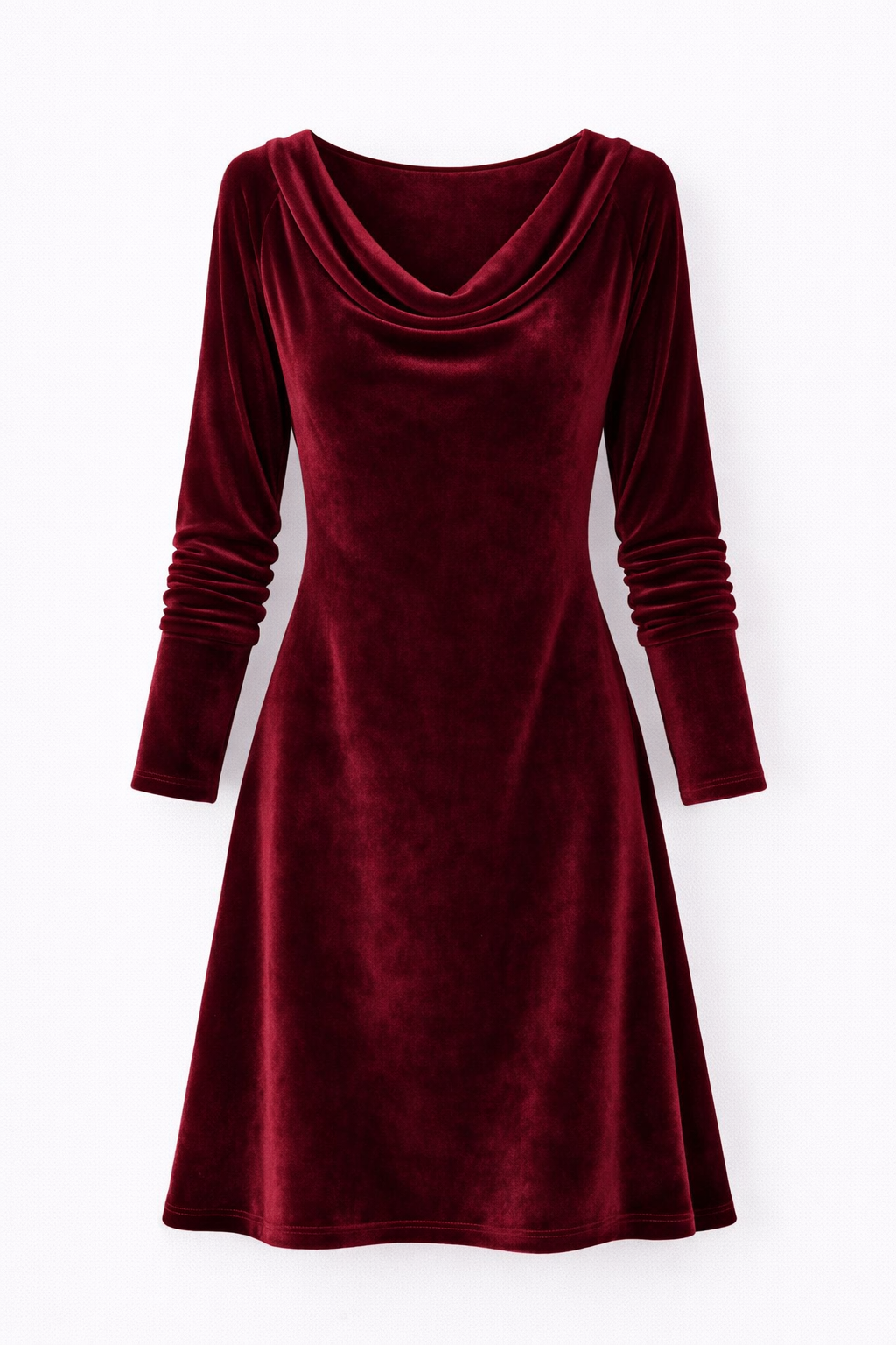 Isabella | Robe drapée en velours