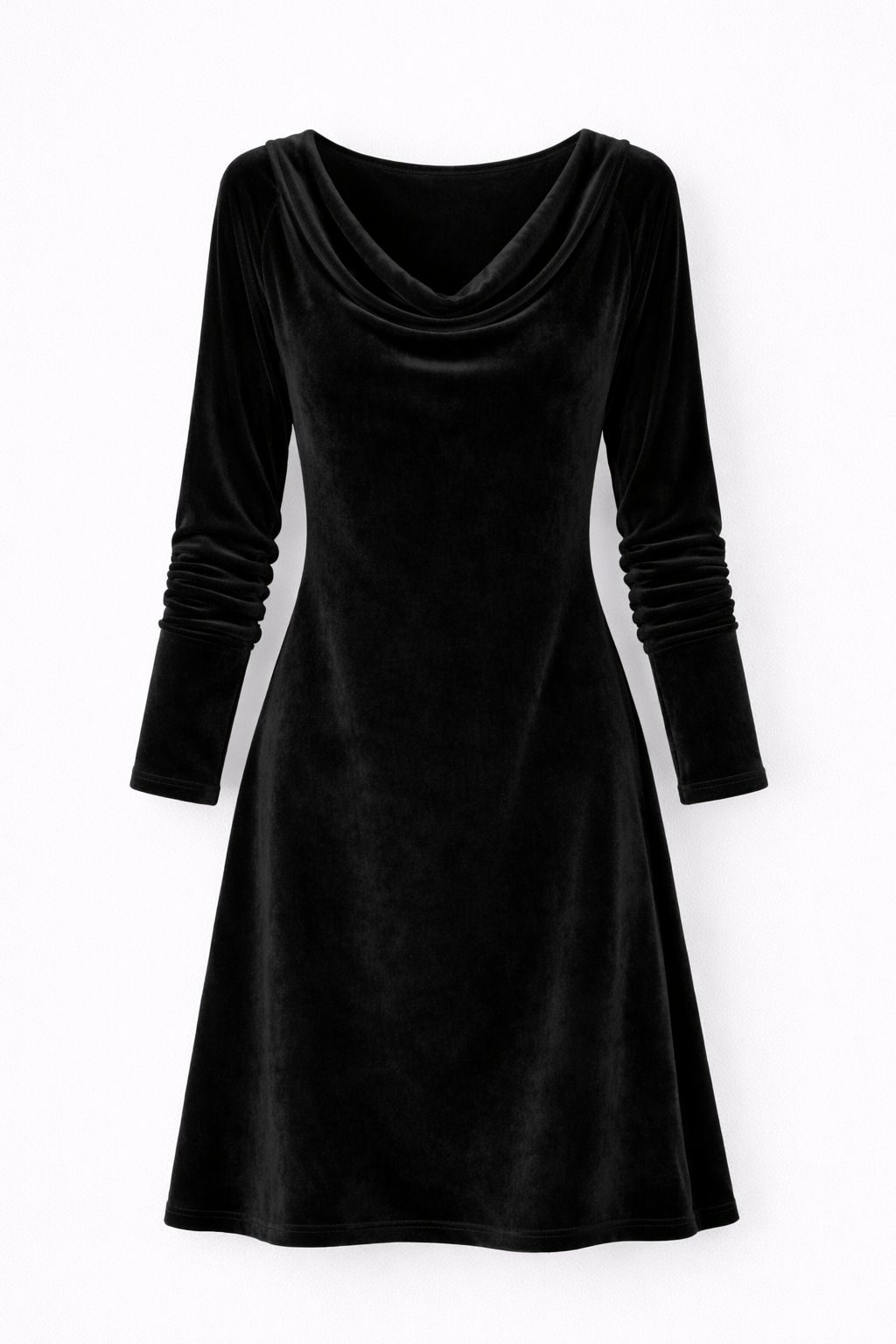 Isabella | Robe drapée en velours
