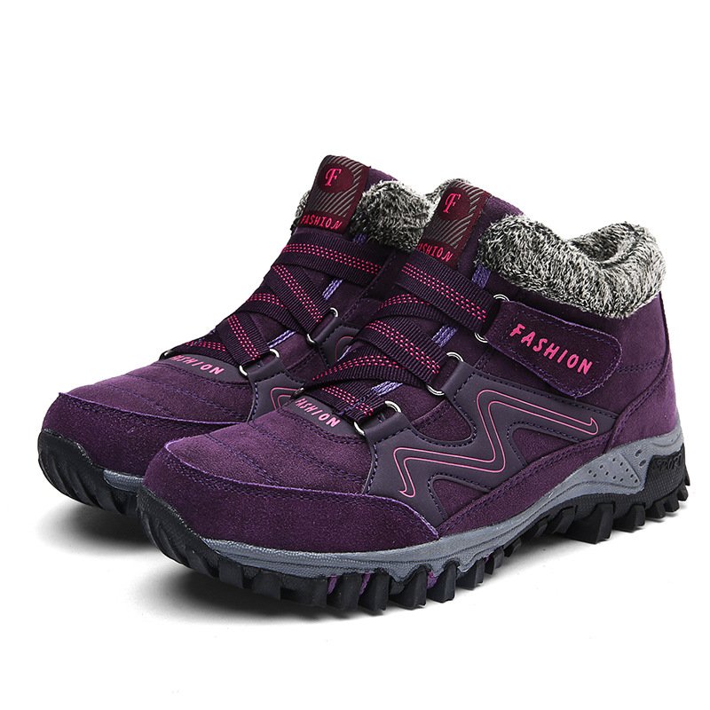 Bottes d'hiver chaudes, isolées et antidérapantes